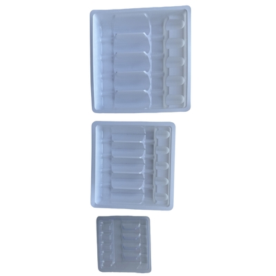Water Injection Packaging Suit 1ml 2ml 3ml Glass Bottle Ampoule Tray Label Customization