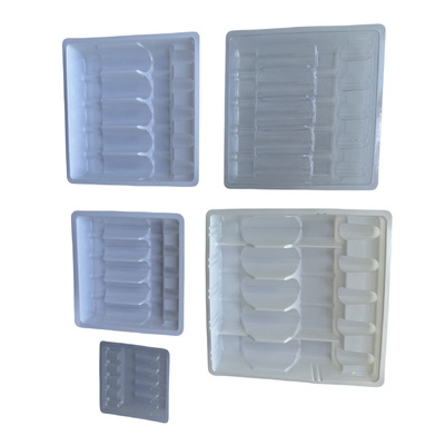 Water Injection Packaging Suit 1ml 2ml 3ml Glass Bottle Ampoule Tray Label Customization
