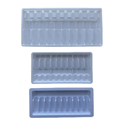 Water Injection Packaging Suit 1ml 2ml 3ml Glass Bottle Ampoule Tray Label Customization