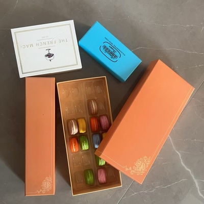 12 Pallet Plastic Packaging Macaron Transparent Box Packaging Macaron Tray Packaging Matching Customization