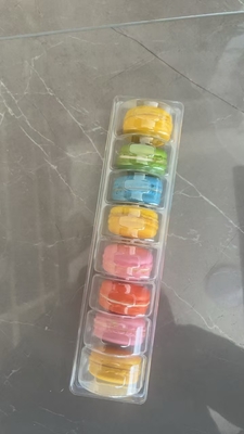6 Pallets Plastic Packaging Macaron Tray Packaging Support Custom  Food Safe