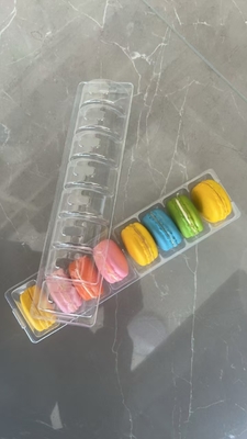 12 Pallets Chocolate Food Packaging Plastic Macaron Packaging Plastic Matching Customization