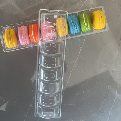 6 Pallets Plastic Packaging Macaron Tray Packaging Support Custom  Food Safe