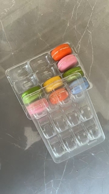 12 Pallet Plastic Packaging Macaron Transparent Box Packaging Macaron Tray Packaging Matching Customization