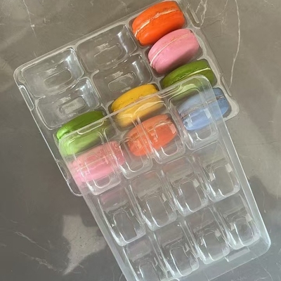 12 Pallets Chocolate Food Packaging Plastic Macaron Packaging Plastic Matching Customization