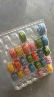 Macaron 35  Transparent Tray Packaging Handmade Box Macaron Packaging Chocolate Packaging Top And Bottom Cover Cake Packaging