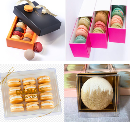 13 Layer Macaron Display Stand Macaron Carton Packaging Custom Printing
