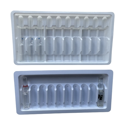 PET blister packaging tray water injection ampoule tray custom wholesale