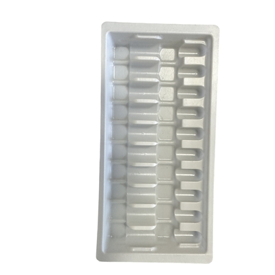 PET blister packaging tray water injection ampoule tray custom wholesale