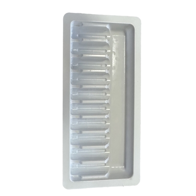 PET blister packaging tray water injection ampoule tray custom wholesale