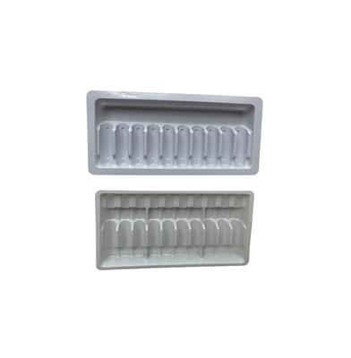 PET blister packaging tray water injection medicine ampoule tray customization
