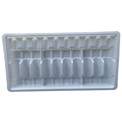 PET blister packaging tray 1ml 2ml water injection medicine ampoule tray custom wholesale