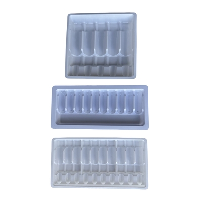 PET packaging tray customization medicine water injection ampoule tray customization