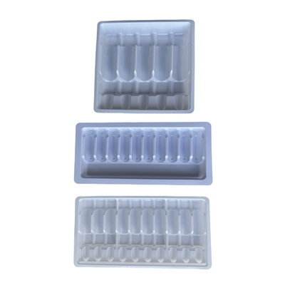 PET packaging tray custom medicine water injection ampoule tray custom wholesale