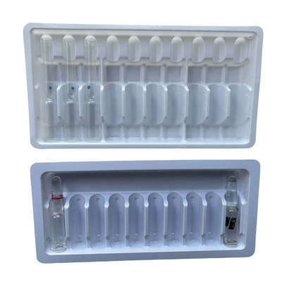 PET packaging tray custom medicine water injection ampoule tray custom wholesale