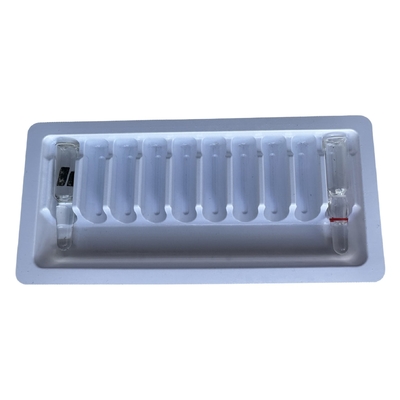 PET packaging tray custom medicine water injection ampoule tray custom wholesale