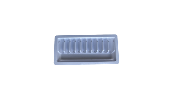 PET thickened packaging tray medicine water injection ampoule tray customized wholesale