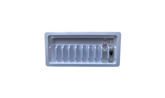PET thickened packaging tray medicine water injection ampoule tray customized wholesale