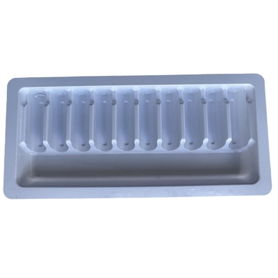 PET thickened tray medicine water injection ampoule tray packaging customized wholesale