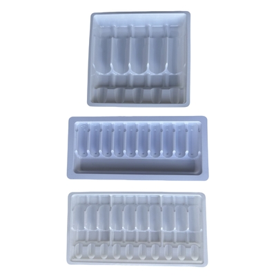 PET thickened tray medicine water injection ampoule tray packaging customized wholesale