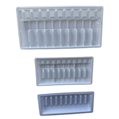 PET thickened tray medicine water injection ampoule tray packaging customized wholesale