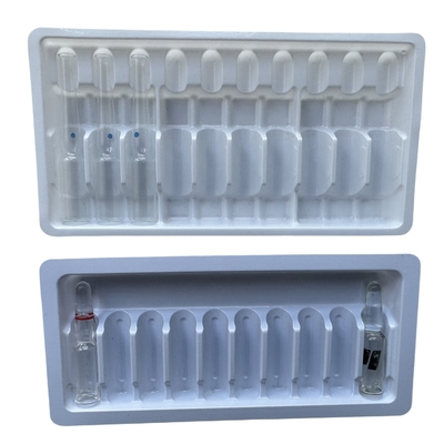 PET thickened tray medicine water injection ampoule tray packaging customized wholesale