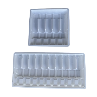 Factory PET plastic custom medicine water injection tray custom