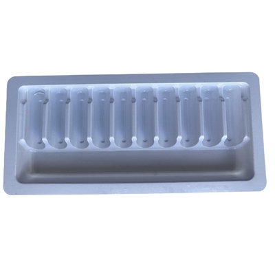 Factory PET plastic custom medicine water injection tray custom
