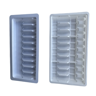 Factory PET plastic custom medicine water injection tray custom
