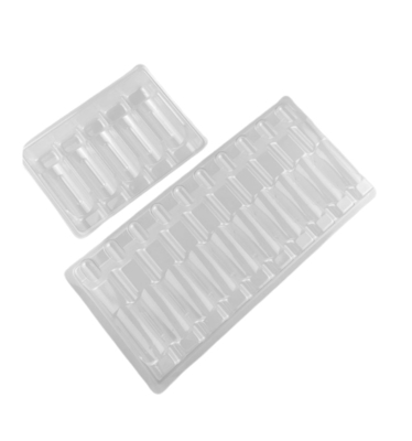 Medicine PET ampoule tray water injection ampoule tray customization