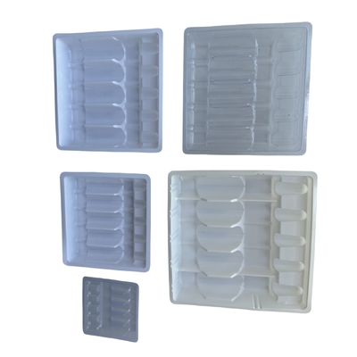 PET10ml packing plastic box ampoule tray custom security key products ampoule tray custom