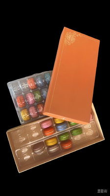 Snap-On Closure Type Plastic Macaron Packaging Pack Of 10 for Safe Transportation