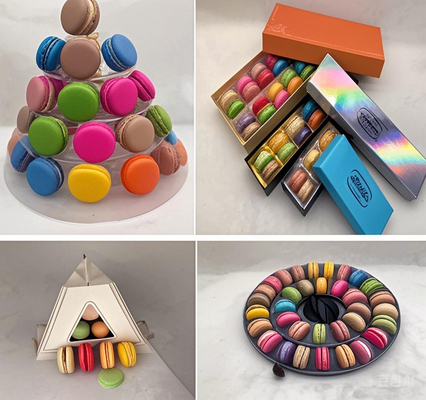Size The packaging should fit the size of the macarons to prevent movement and damage during transportation