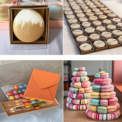 Size The packaging should fit the size of the macarons to prevent movement and damage during transportation