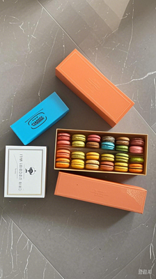 48 Packaging Macaron Paper Boxes Macaron Plastic Trays Macaron Cartons