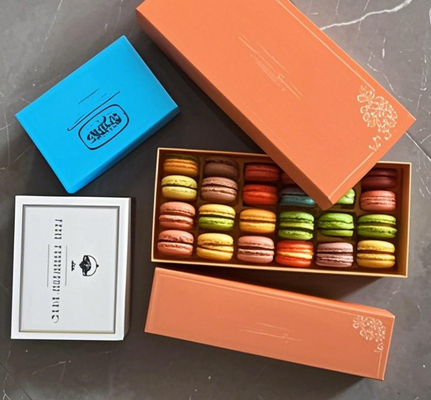 Baking Packaging plastic Macaron Box Biscuit Mung Bean Cake Candy Green Ball Packing Box Wholesale