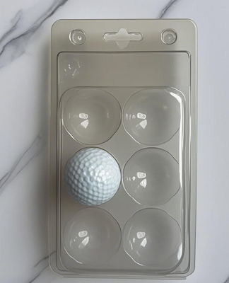 6 Golf Balls Transparent Packaging Plastic Box Paper Gift Box Packaging