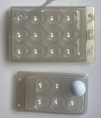 6 Golf Balls Transparent Packaging Plastic Box Paper Gift Box Packaging