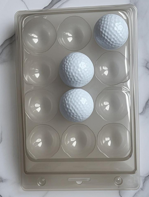 12 Golf Balls Transparent Packaging Plastic Box Packaging Golf Ball Packing
