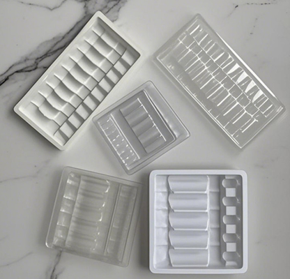 Custom 10ml Ampoules Inside Water Needle Lined Medicine Packaging Box With Xialin Bottle Injection Blister Packing Box