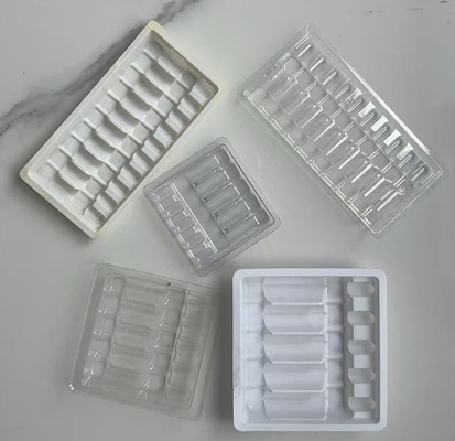 Custom 5 *5ml Ampoules Plastic Inside 2* 10ml Water Injection Oral Liquid Xylin Bottle Tray Blister Box
