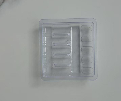 Transparent plastic ampoule ampoule 1 ml, 2 ml, 3 ml, 5 ml, 10 ml plastic vial tray blister can be customized