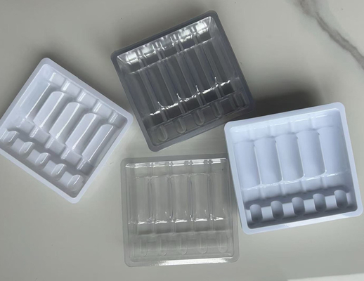 Custom 10ml Ampoules Inside Water Needle Lined Medicine Packaging Box With Xialin Bottle Injection Blister Packing Box