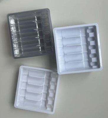Custom 5 *5ml Ampoules Plastic Inside 2* 10ml Water Injection Oral Liquid Xylin Bottle Tray Blister Box