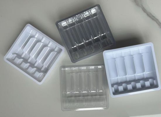 Custom 5 *5ml Ampoules Plastic Inside 2* 10ml Water Injection Oral Liquid Xylin Bottle Tray Blister Box