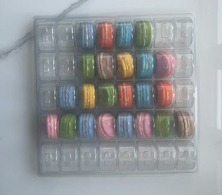 Wholesale Macaron Box Packaging 12pcs  Embossing Printing Handling
