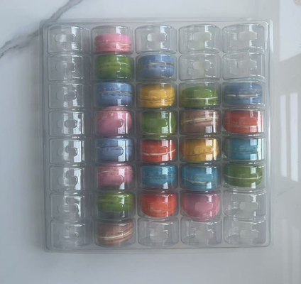 Plastic Tower Macaron Packaging Box  Customizable Design