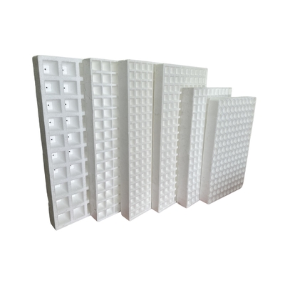 Seedling raising of vegetables (such as tomatoes and peppers), flowers, herbs and other crops in foam seedling tray