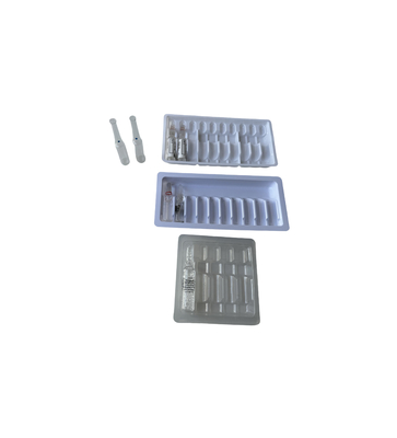 Shock-proof Non-toxic 1ml~10ml PET Ampoule Water Injection Tray