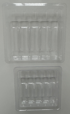 Customized PET Ampoule Tray 1ml~10ml PET Ampoule Water Injection Tray
